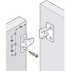 Push in Plinth Fasteners Fittings Press Fit Panel Clips x4