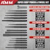 AMM 28 PCS Heavy Duty Punch and Chisel Set, Including