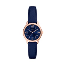 Reloj Fossil ES5424 Gilmore de piel en color azul para mujer