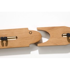 Old Cedar Outfitters Modular Wall Rack for Fishing Rod Storage, Holds up to 8 Fishing Rods, Pine, Finish, 8 Capacity