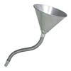 Lumax LX-1704 Heavy Duty Galvanized Steel Funnel with 12" Flexible