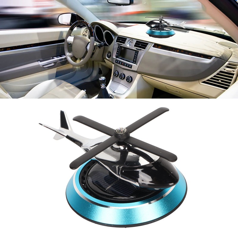 Car Air Fresheners with Solar Rotating Relieve Stress Purifie Odors