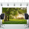 Leowefowa 10x8ft Spring Backdrop Rural Forest Trees Backdrops for Photography