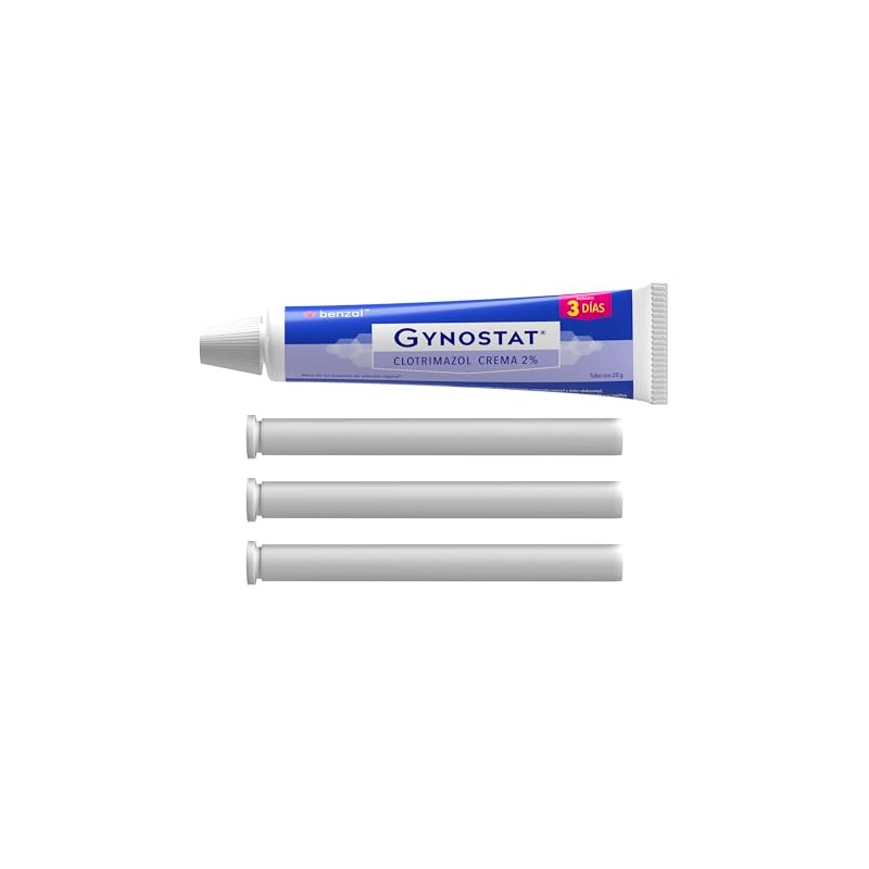 Benzal Crema GynoStat, Tratamiento para Infecciones Vaginales, 3 dosis Diaria,