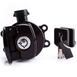 Ignition Switch for 11-17 Harley-Davidson Dyna Softail Fat Bob Road King 71517-11 (Black)