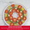 Nesco WT-2SG Round Speckled Plastic 13 1/2" Add-A-Trays for Nesco