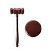 Gavel and Sound Block Set for Lawyers, Judges, and Chairmen