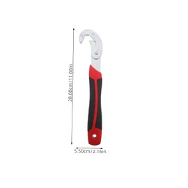 FELTECHELECTR Adjustable Spanner Wrench Plumbing Tool for Bathroom Sink and Water Compact Design with Wide Mouth for Heavy Duty Work and Easy to Use