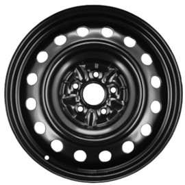 16" x 6.5" Factory OEM Black Steel Wheel Rim for Toyota Corolla 2009-2019; Pontiac Vibe 2003-2008; Toyota Matrix FWD 2003-2013 | 69543