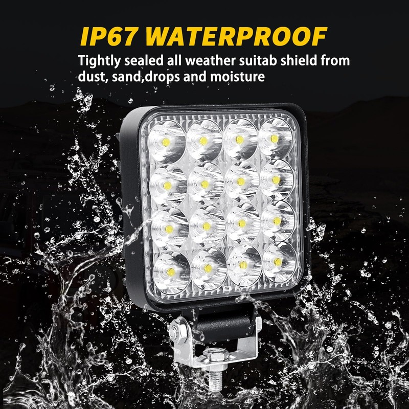 Willpower LED work light, 1 x 3.3 inch 48 W
