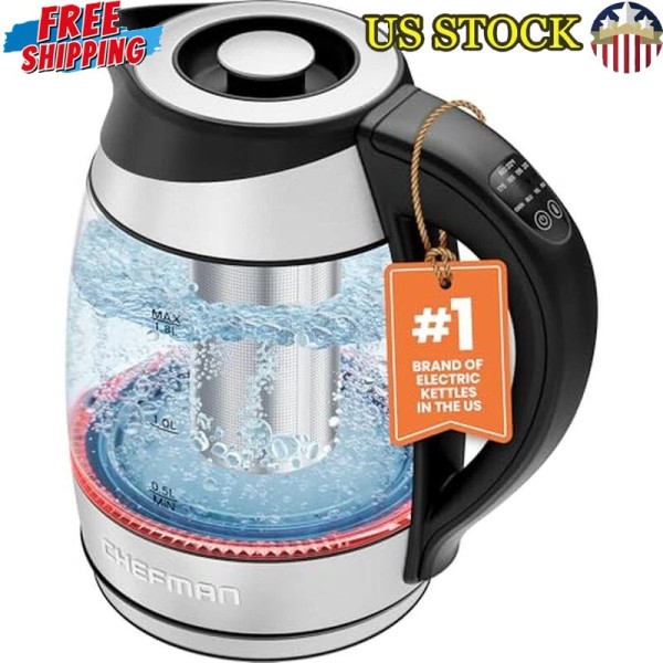 Unbranded Electric Kettle Temperature Control Tea Infuser Fast Boil 360°