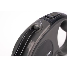 Winchester Pet Tangle-Free Retractable Dog Leash 16 ft, One Handed Brake, for Small Dogs up to 44 Pounds, Grey