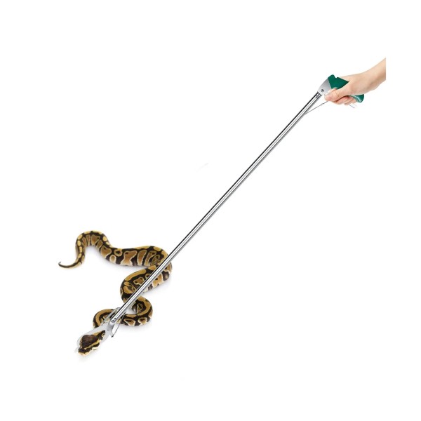 GYORGKSHI 60“ Professional Snake Tongs - Extra Long Heavy Duty