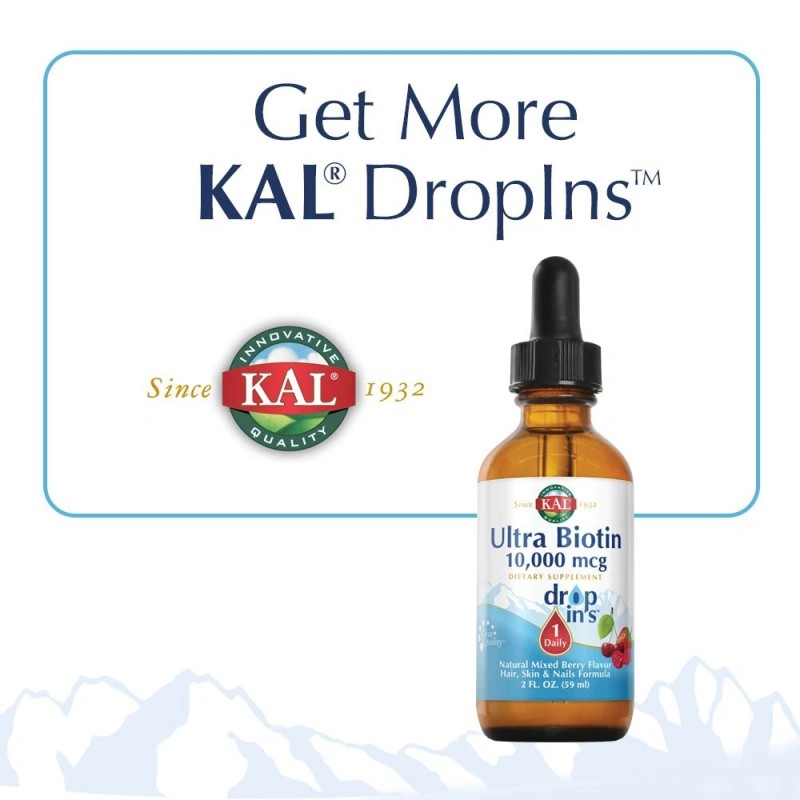 KAL Vitamin B Liquid Drops 2 Fl Oz B6 B12