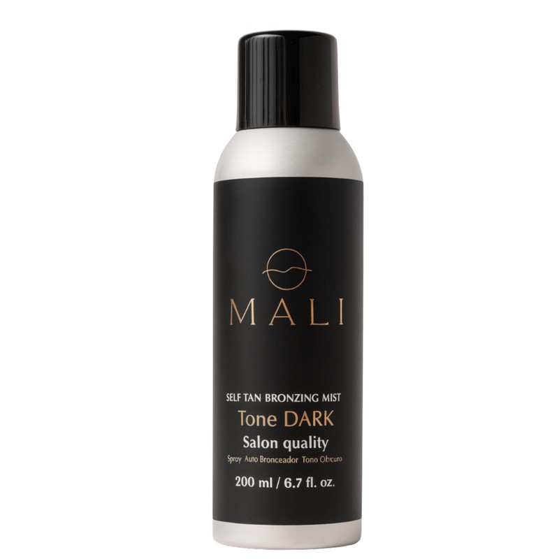 MALI Autobronceador Corporal en Spray | Tono Oscuro | Vegano,