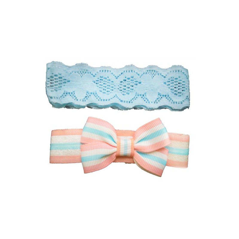 Angel's Ribbon AR-ABAND003 Angels Ribbon Hair Band (2 Pieces)