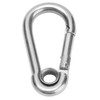 10Pcs Snap Hook Stainless Steel Safety Rope Spring Carabiner Hanging