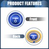 INFINAUTO Engine Start Stop Button Cover for Toyota Ignition Button