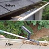 Home Gutter Tool Gutter Cleaning Spoon and Scoop, Threaded Design