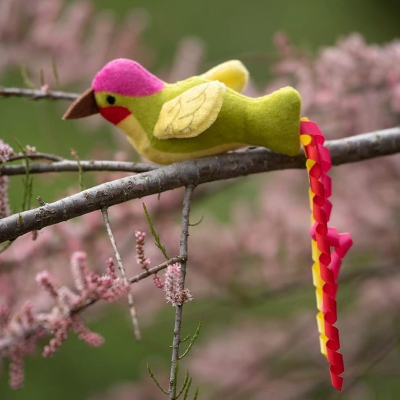 Petface Planet Harper The Hummingbird Plush Cat Toy