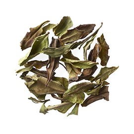 Golden Moon Tea Organic White Peony Tea - Chinese Bai Mudan Leaves - Loose Leaf, Non-GMO - 1 Ounce