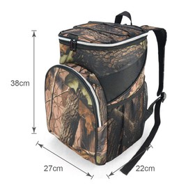 EAGLEMATE 22L Backpack Cooler Insulated Picnic Bag for Camping,Hiking,Fishing (CAMO)