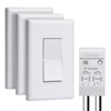 Wireless Light Switch and Receiver Kit, Ortis 300ft RF Range