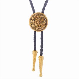 Native American Bolo Tie for Men Women Western Cowboy Rodeo Bola Neckties Necklace Costume Accessories