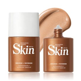 Woakess Body Shimmer Oil Iluminador Líquido Corporal Larga Duración Aceite Brillo Hidratante Resistente Agua Glitter Glow Bronceado Radiante Efecto