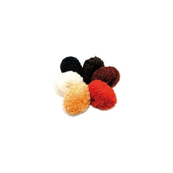 witte Engel Doll Hair Mohair Black 50 g, 64% Mohair,