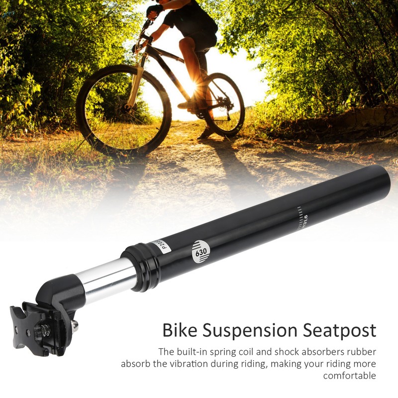 31.6MM Mountain Bike Suspension Seatpost Aluminum Alloy Shock Absorbers Saddle