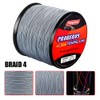 BAIKALBASS Braided Fishing Line 4 Strands Strong Multifilament PE Braid