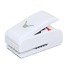 DECOP Paper Intelligence Standard Punch Mt. Fuji White ABS / Zinc Die Cast DSP0114