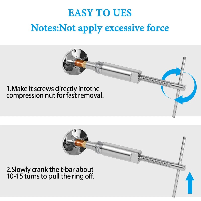 YullSorom Compression Sleeve Puller And Sleeve Remover For 1/2 Inch