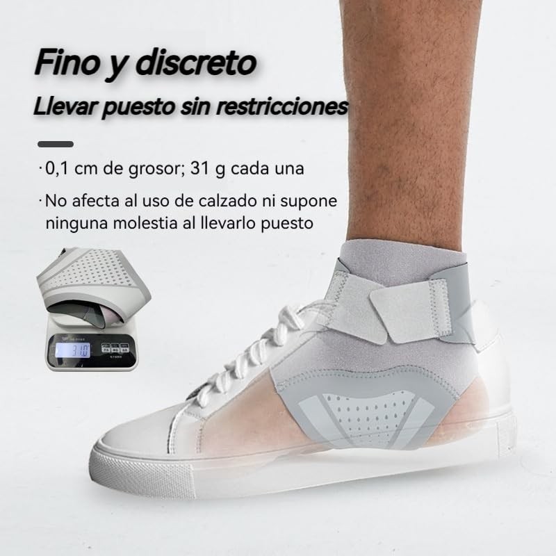 Tobillera Ultrafina 0,1cm, Soporte Compresión Deportivo