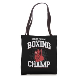King Of The Ring Boxing Champ | Fighting | Boxer Gloves Tote Bag