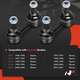 A-Premium Sway Bar Link Replacement for Hyundai Elantra 1996-2000 Tiburon, Front Left and Right, A Set of 2