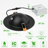 Lightdot 6 Inch LED Recessed with Night Light 1200LM 12W