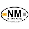 US Decal, Inc. Taos Ski Valley, New Mexico - Oval