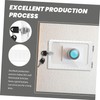 TEHAUX Transparent Wall Mounted Thermostat Lock Box Keyed Protective Cover