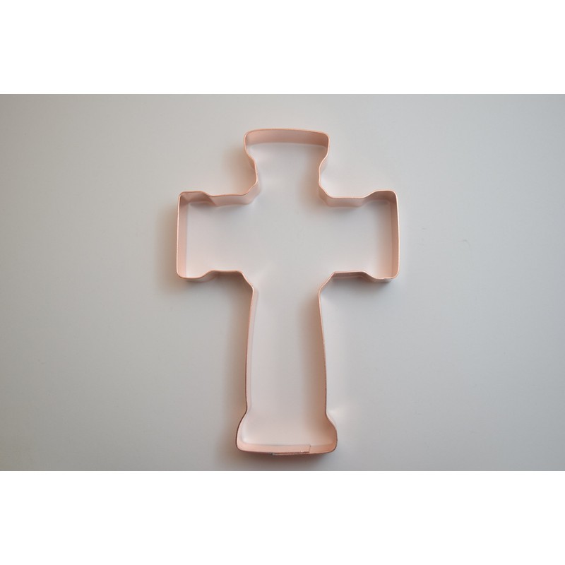 Holy Cross Copper Cookie Cutter