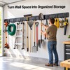 99 Inch Garage Tool Organizer, Heavy Duty Wall Mount Storage
