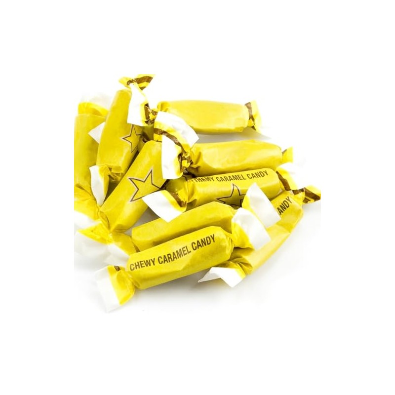Slow Pokes Bite Size Caramel Candy (3LB)