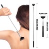 3 Pcs Portable Extendable Back Scratcher,Extendable Back Scratcher,Portable Telescoping Metal