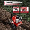 Tiller Cultivator, Powerful 14-Inch 52CC Garden Tiller Cultivator with Air-Cooling,