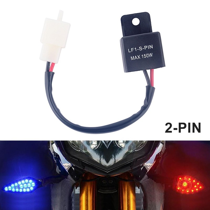 Yosoo 2 Pin 12V Auto Motocicleta LED Luz Indicadora de