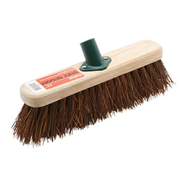 ProDec 12" Natural Palmyra Fibre Stiff Sweeping Broom Head for Outdoor Sweeping