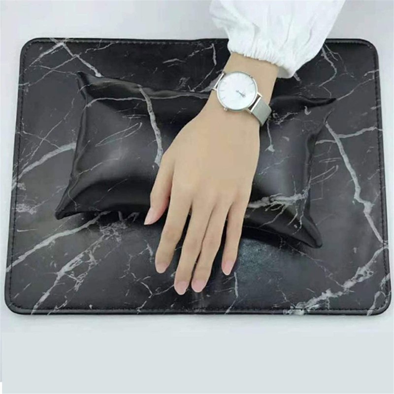 Faux Leather Nail Art Hand Cushion Pad Set Hand Pad