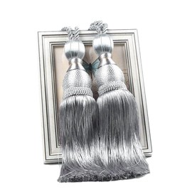 VIPMOON 2PCS Home Curtain Tieback, Curtain Clips Rope Tie Band, Tassel Tie Curtain Holder Tassel Home Decoration Curtain Tieback
