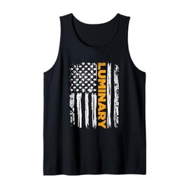 Luminary Positive Career Job Confidence Proud USA Flag Tank Top